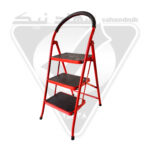 نردبان 3 پله ی کفه پهن بزرگ
