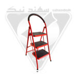 نردبان 3 پله ی کفه پهن بزرگ
