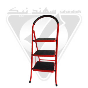 نردبان 3 پله ی کفه پهن بزرگ