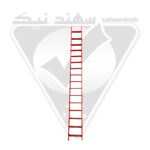 نردبان پروفیل دیواری تک طرفه 16طبقه