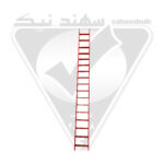 نردبان پروفیل دیواری تک طرفه 17 طبقه