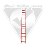 نردبان پروفیل دیواری تک طرفه 15 طبقه