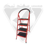 نردبان 4 پله ی کفه پهن بزرگ