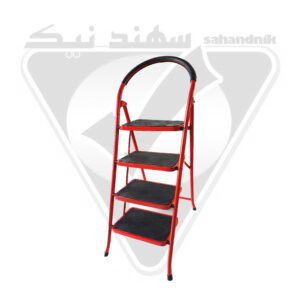 نردبان 4 پله ی کفه پهن بزرگ