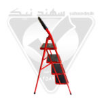 نردبان 4 پله ی کفه پهن بزرگ
