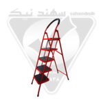 نردبان 5 پله ی کفه پهن بزرگ