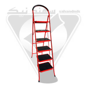 نردبان 6 پله ی کفه پهن بزرگ
