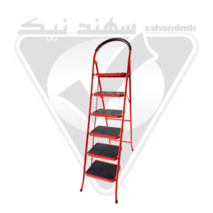 نردبان 6 پله ی کفه پهن بزرگ