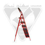 نردبان 6 پله ی کفه پهن بزرگ