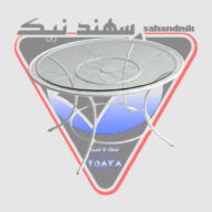 میز گرد فلزی سفید سهند