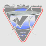 میز گرد فلزی سفید سهند